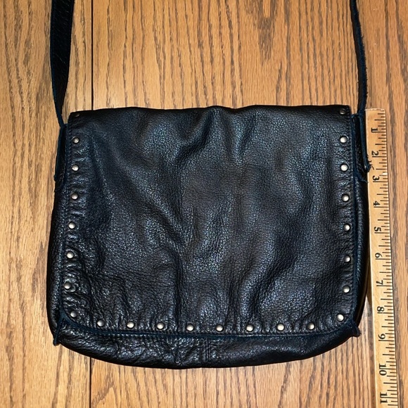 J Jill genuine leather crossbody saddlebag - Picture 7 of 16